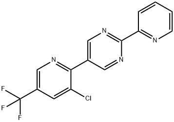 5-[3-CHLORO-5-(TRIFLUOROMETHYL)-2-PYRIDINYL]-2-(2-PYRIDINYL)PYRIMIDINE 结构式