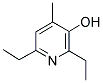 2,6-DIETHYL-4-METHYL-PYRIDIN-3-OL 结构式