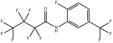 2,2,3,3,4,4,4-七氟-N-(2-氟-5-(三氟甲基)苯基)丁酰胺 结构式