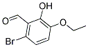 6-BROMO-3-ETHOXY-2-HYDROXYBENZALDEHYDE 结构式