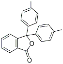 3,3-Bis(4-methylphenyl)-1(3H)-isobenzofuranone 结构式