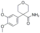 4-(3,4-DIMETHOXYPHENYL)TETRAHYDRO-2H-PYRAN-4-CARBOXAMIDE 结构式