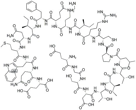 GLU-GLY-SER-ASP-THR-ILE-THR-LEU-PRO-CYS-ARG-ILE-LYS-GLN-PHE-ILE-ASN-MET-TRP-GLN-GLU 结构式