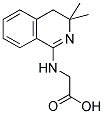 N-(3,3-Dimethyl-3,4-dihydroisoquinolin-1-yl)glycine 结构式