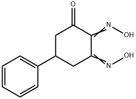 2,3-DI(HYDROXYIMINO)-5-PHENYLCYCLOHEXAN-1-ONE 结构式