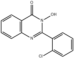 2-(2-氯苯基)-3-羟基喹唑啉-4(3H)-酮 结构式