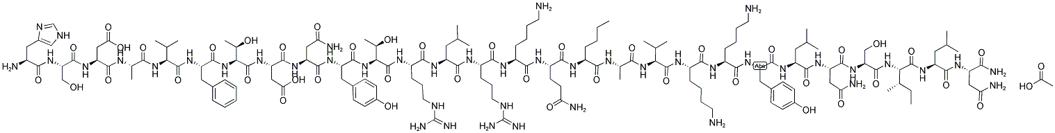 VASOINTESTINAL PEPTIDE, 17-NLE 结构式