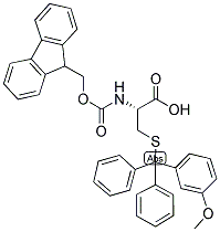 FMOC-CYS(4-METHOXYTRITYL)-OH 结构式