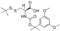 3-(TERT-BUTYLDITHIO)-2-(([1-(3,5-DIMETHOXYPHENYL)-1-METHYLETHOXY]CARBONYL)AMINO)PROPANOIC ACID 结构式