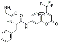 GLY-PHE-7-AMINO-4-TRIFLUOROMETHYLCOUMARIN 结构式