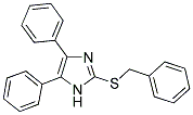 2-(BENZYLSULFANYL)-4,5-DIPHENYL-1H-IMIDAZOLE 结构式