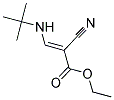 ETHYL 3-((TERT-BUTYL)AMINO)-2-NITRILOPROP-2-ENOATE 结构式