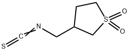 3-ISOTHIOCYANATOMETHYL-TETRAHYDRO-THIOPHENE 1,1-DIOXIDE 结构式