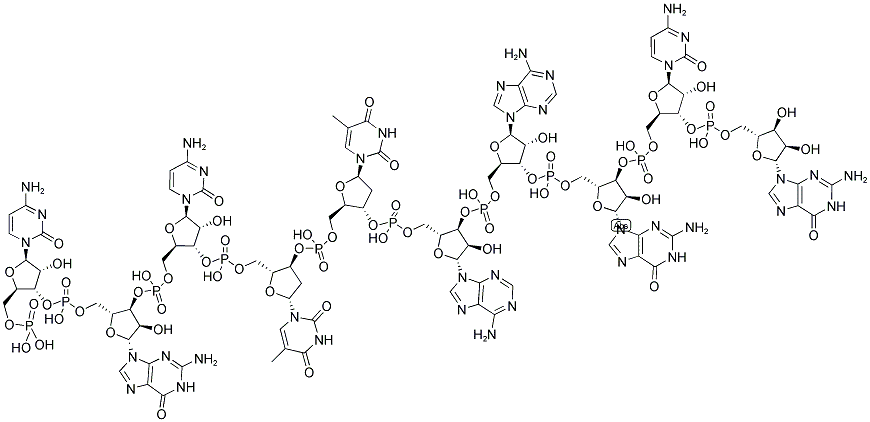 Afl II linker, 5'-phosphorylated 结构式