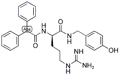 DIPHENYLACETYL-D-ARG-4-HYDROXYBENZYLAMIDE 结构式