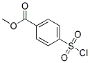 4-CHLOROSULFONYL-BENZOIC ACID METHYL ESTER 结构式