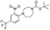1-TERT-BUTOXYCARBONYL-4-[2-NITRO-4-(TRIFLUOROMETHYL)PHENYL]HOMOPIPERAZINE 结构式