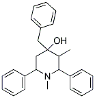 4-BENZYL-1,3-DIMETHYL-2,6-DIPHENYLPIPERIDIN-4-OL 结构式