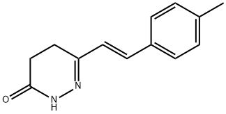 6-(4-METHYLSTYRYL)-4,5-DIHYDRO-3(2H)-PYRIDAZINONE 结构式