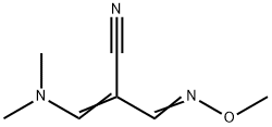 3-(DIMETHYLAMINO)-2-[(METHOXYIMINO)METHYL]ACRYLONITRILE 结构式