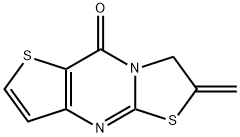 3,8-DIAZA-5-METHYLENE-6,12-DITHIATRICYCLO[7.3.0.0(3,7)]DODECA-1(9),7(8),10-TRIEN-2-ONE 结构式