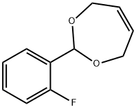 2-(2-FLUOROPHENYL)-4,7-DIHYDRO-1,3-DIOXEPINE 结构式