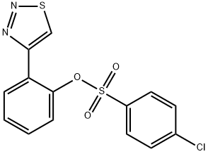 2-(1,2,3-THIADIAZOL-4-YL)PHENYL 4-CHLOROBENZENESULFONATE 结构式