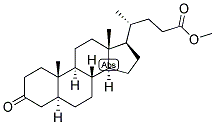 5-ALPHA-CHOLANIC ACID-3-ONE METHYL ESTER 结构式