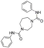 N-PHENYL(4-(N-PHENYLCARBAMOYL)(1,4-DIAZAPERHYDROEPINYL))FORMAMIDE 结构式