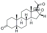 5-BETA-PREGNAN-16,17-EPOXY-3,20-DIONE 结构式