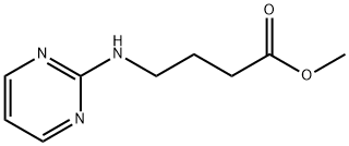 4-(嘧啶-2(1H)-亚基氨基)丁酸甲酯 结构式