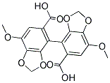 7,7'-DIMETHOXY-[4,4']BI[BENZO[1,3]DIOXOLYL]-5,5'-DICARBOXYLIC ACID 结构式