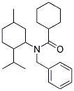 N1-Benzyl-N1-(2-isopropyl-5-methylcyclohexyl)cyclohexane-1-carboxamide 结构式