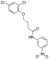 4-(2,4-DICHLOROPHENOXY)-N-(3-NITROPHENYL)BUTANAMIDE 结构式