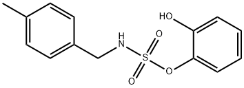 2-HYDROXYPHENYL-N-(4-METHYLBENZYL)SULFAMATE 结构式