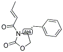 (4R)-3-((2E)-BUTENOYL)-4-(PHENYLMETHYL)-1,3-OXAZOLIDIN-2-ONE 结构式