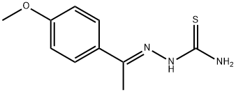2-[(E)-1-(4-Methoxyphenyl)ethylidene]-1-hydrazinecarbothioamide 结构式