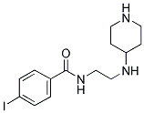 N-[2-(PIPERIDINYLAMINO) ETHYL]-4-IODOBENZAMIDE 结构式