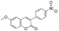 6-甲氧基-3-(4-硝基苯基)-2H-色烯-2-酮 结构式