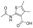 2-(Acetylamino)-4,5-dimethylthiophene-3-carboxylic acid 结构式