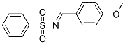 N-(4-METHOXY-BENZYLIDENE)-BENZENESULFONAMIDE 结构式