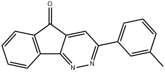 3-(3-METHYLPHENYL)-5H-INDENO[1,2-C]PYRIDAZIN-5-ONE 结构式