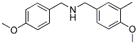 N-(4-Methoxybenzyl)-N-(4-methoxy-3-methylbenzyl)amine 结构式