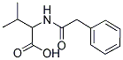 3-METHYL-2-[(PHENYLACETYL)AMINO]BUTANOIC ACID 结构式