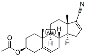 5,16-ANDROSTADIEN-17-CYANO-3-BETA-OL ACETATE 结构式