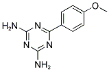 2,4-DIAMINO-6-(4-METHOXYPHENYL)-1,3,5-TRIAZINE 结构式