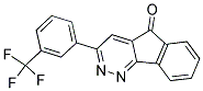 3-[3-(TRIFLUOROMETHYL)PHENYL]-5H-INDENO[1,2-C]PYRIDAZIN-5-ONE 结构式