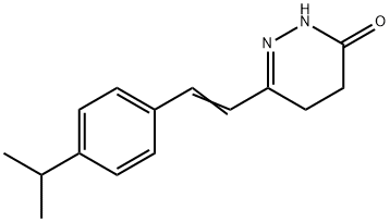 6-(4-异丙基苯乙烯基)-4,5-二氢哒嗪-3(2H)-酮 结构式