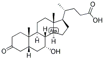 5BETA-CHOLANIC ACID-7ALPHA-OL-3-ONE 结构式