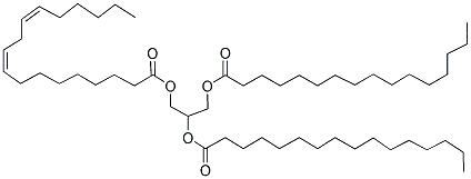 1,2-棕榈酸-3-油酸甘油酯 结构式